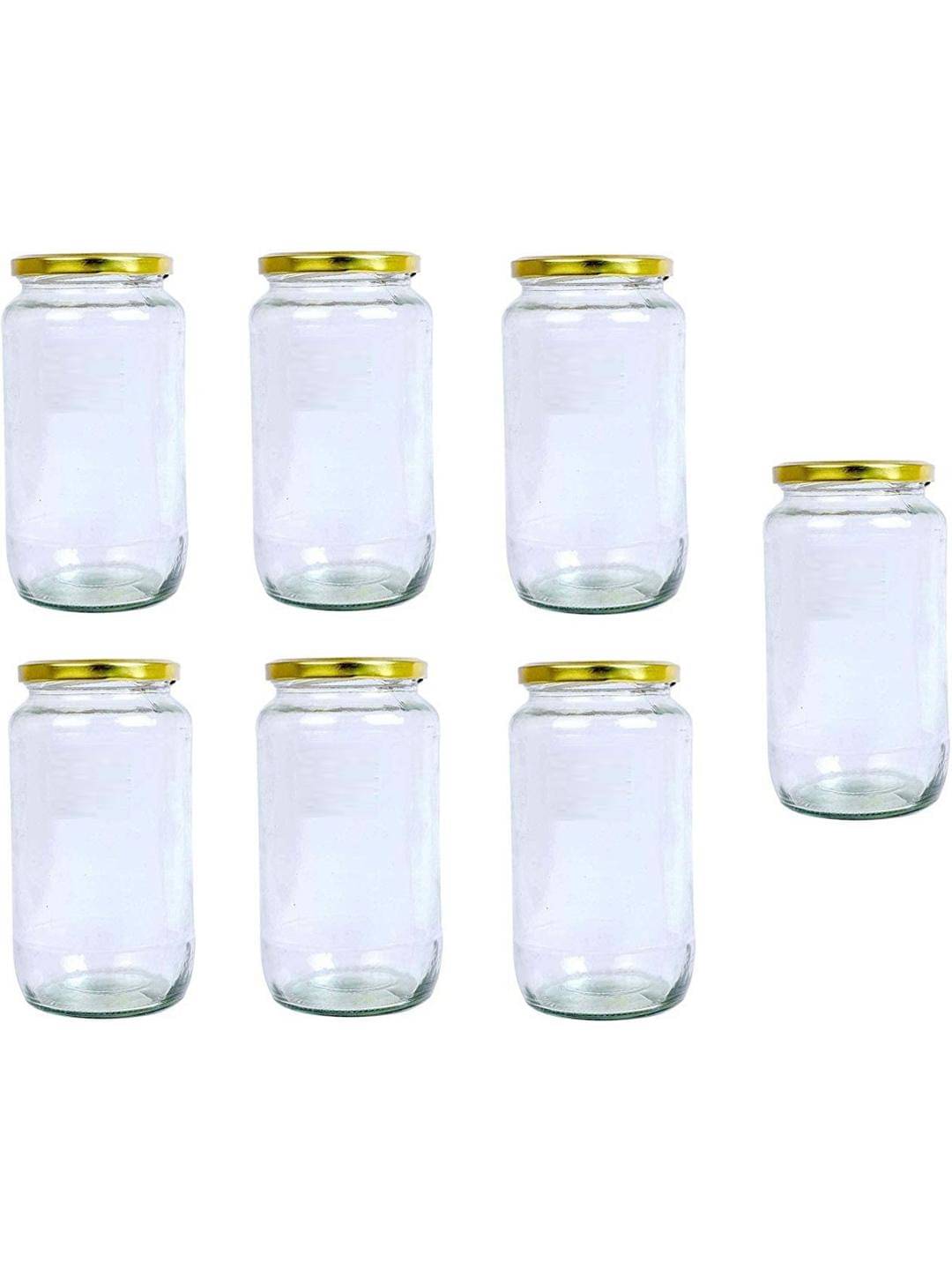     			AFAST Glass Container Glass Transparent Utility Container ( Set of 7 )