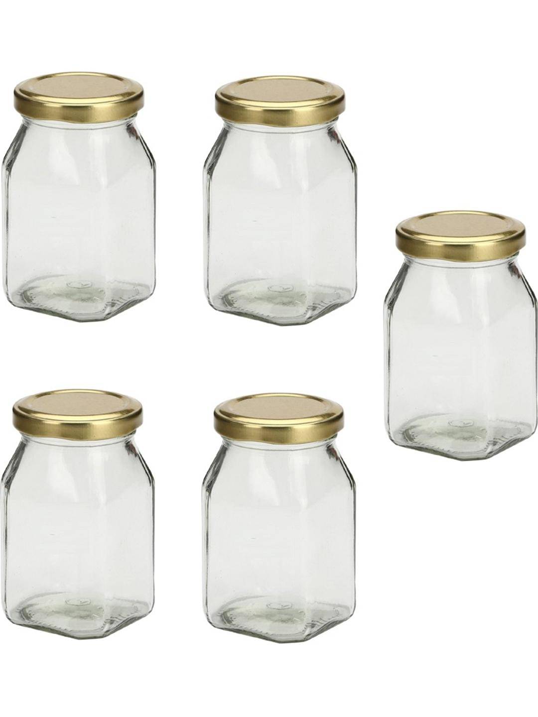 AFAST Glass Container Glass Transparent Salt/Pepper Container ( Set of 5 ) AFAST Glass Container Glass Transparent Salt/Pepper Container ( Set of 5 )