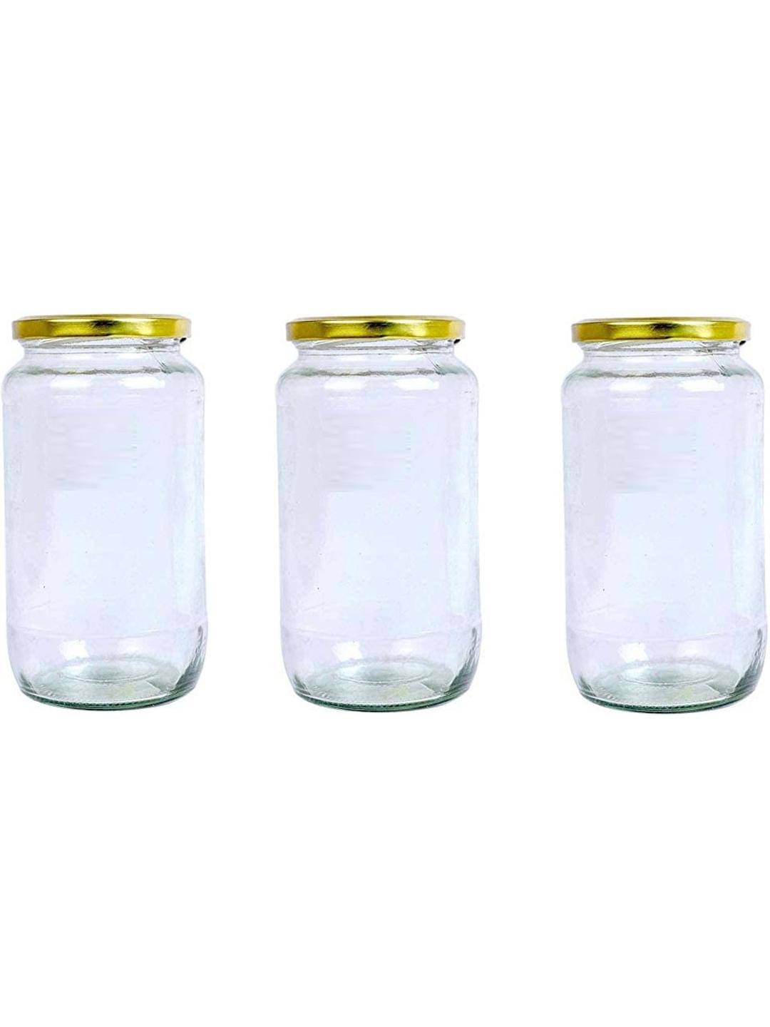 AFAST Glass Container Glass Transparent Utility Container ( Set of 3 ) AFAST Glass Container Glass Transparent Utility Container ( Set of 3 )