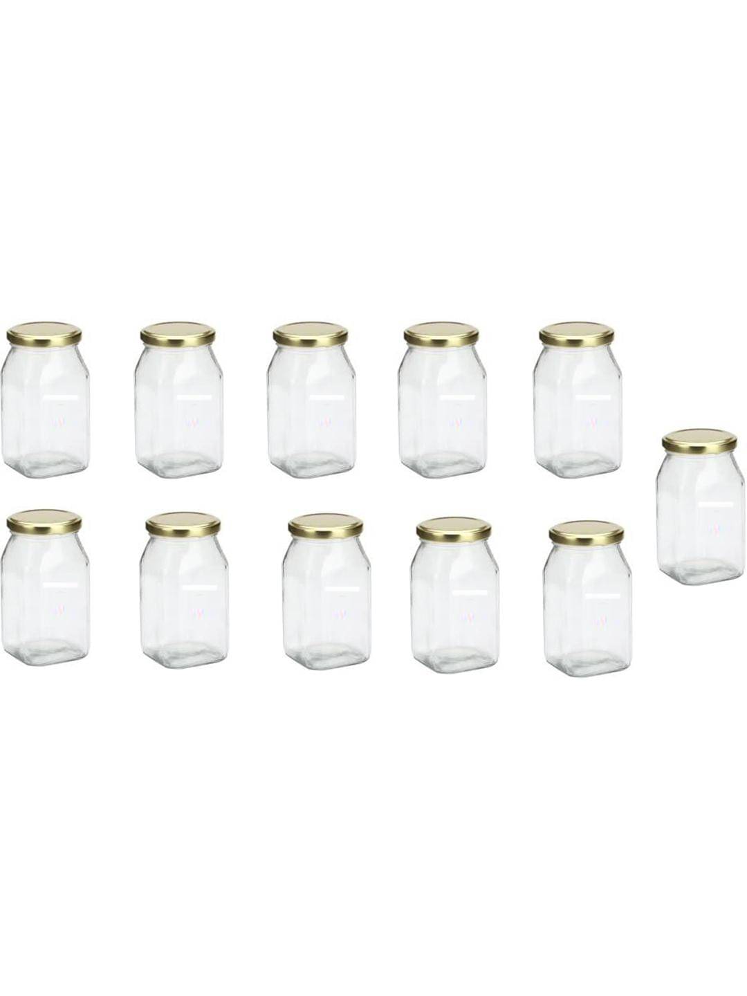     			AFAST Glass Container Glass Transparent Salt/Pepper Container ( Set of 11 )