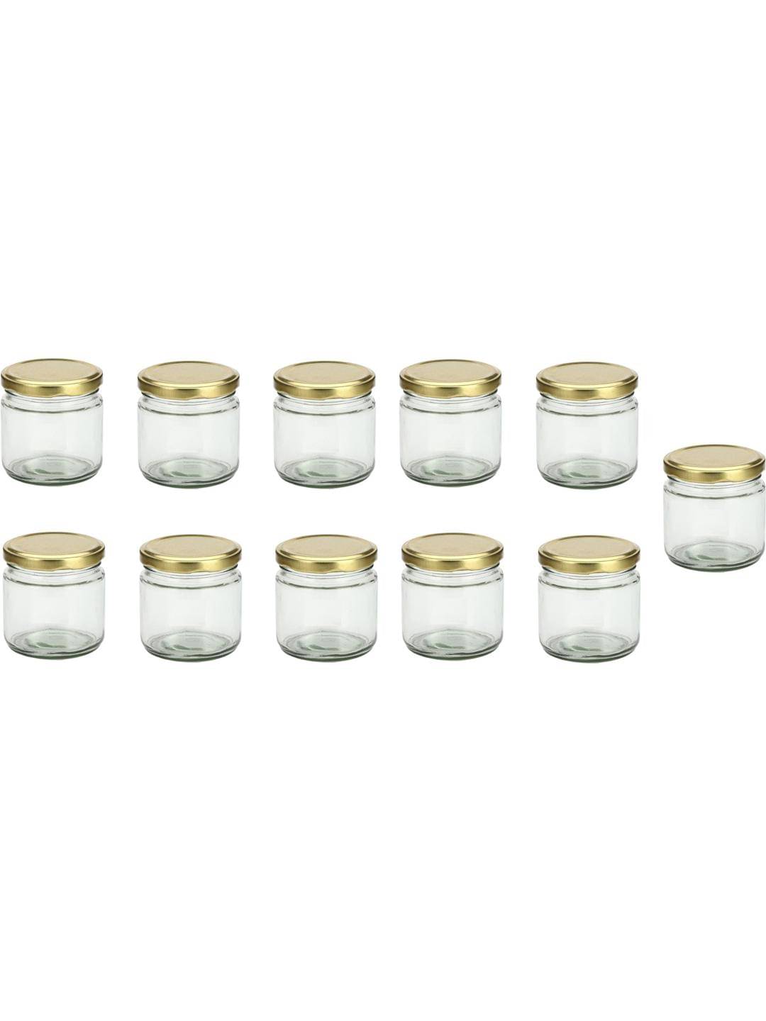     			AFAST Glass Container Glass Transparent Salt/Pepper Container ( Set of 11 )