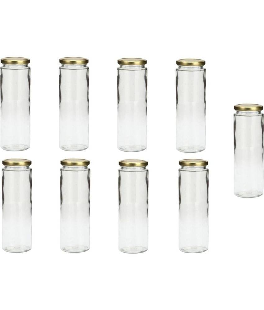 AFAST Glass Container Glass Transparent Water Container ( Set of 9 )     			AFAST Glass Container Glass Transparent Water Container ( Set of 9 )