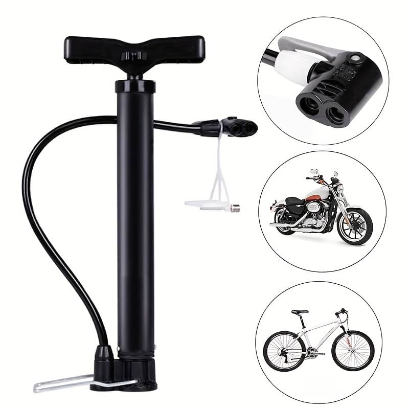 Cycle Pump for Bicycle High Pressure for Cycle Football Pump, Balloon Pump for Quick Inflation Pump for Cycle Tyre Inflator with Needle Portable Cycle Air Pump for Bicycle, Balls, Pack of 1 Cycle Pump for Bicycle High Pressure for Cycle Football Pump, Balloon Pump for Quick Inflation Pump for Cycle Tyre Inflator with Needle Portable Cycle Air Pump for Bicycle, Balls, Pack of 1