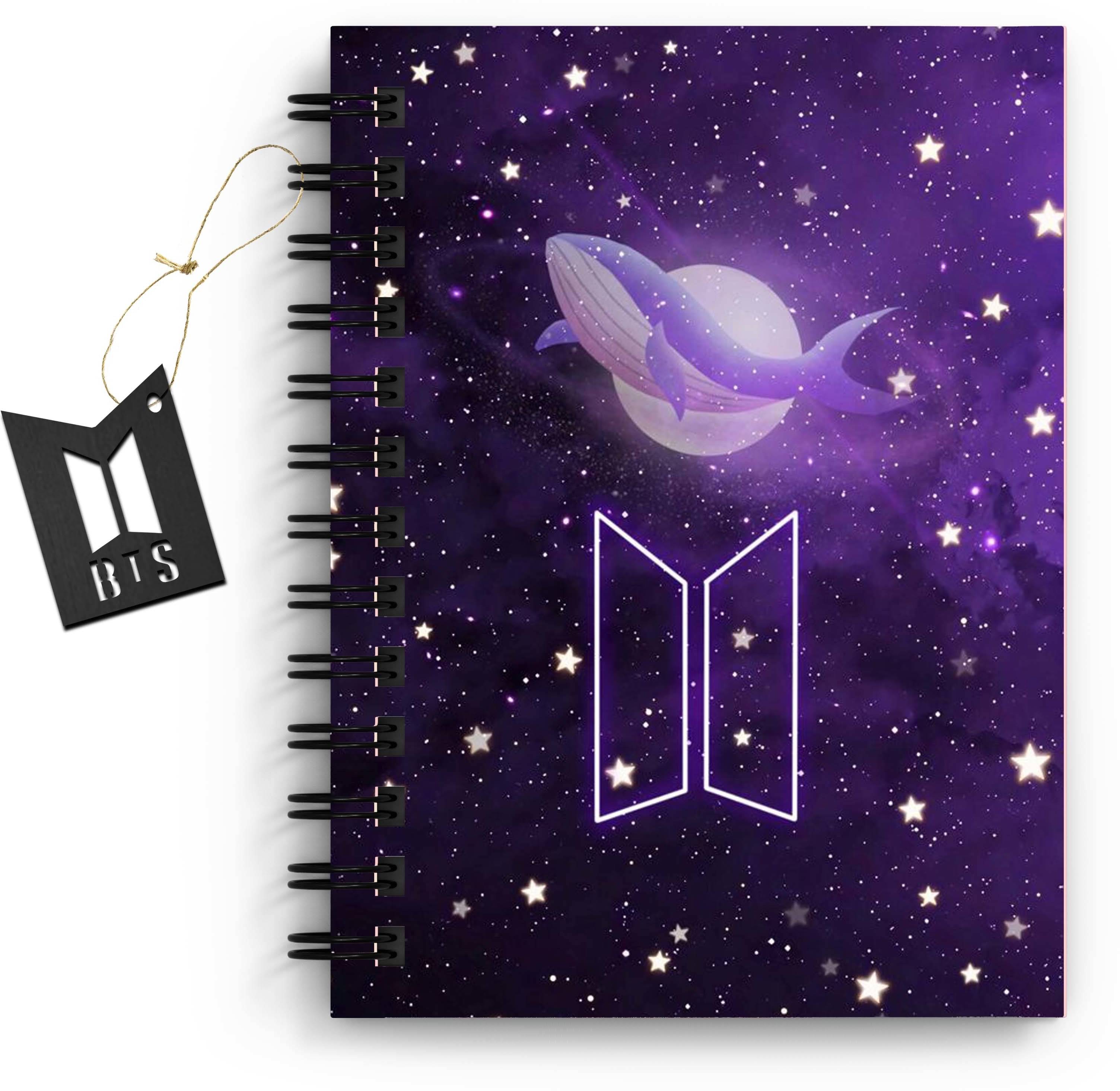     			DI-KRAFT BTS Boys Printed Notebook/Diary With Bookmark for Home and office use(6*8Inch) A5 Diary Unruled 160 Pages (Multicolor)