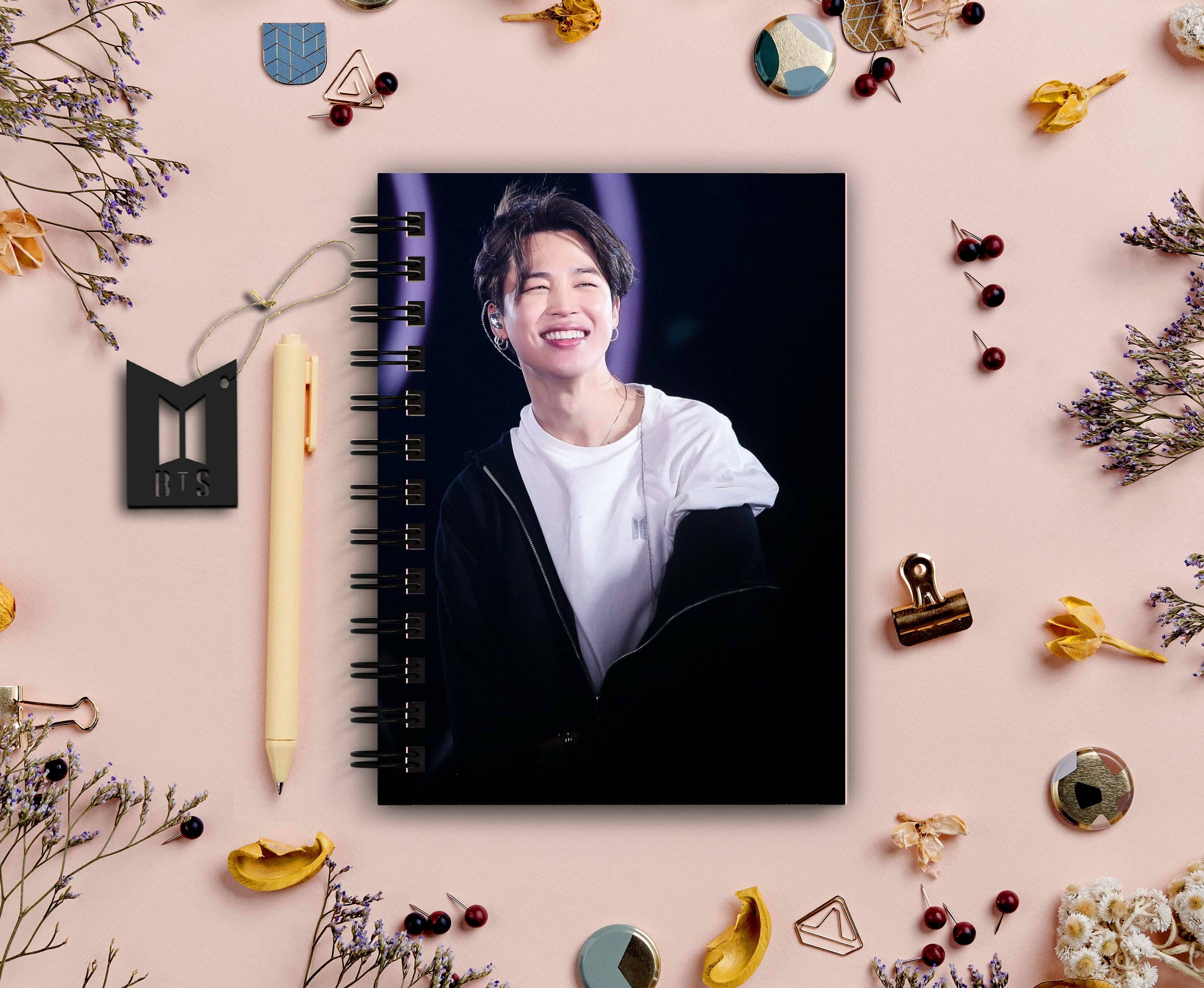     			DI-KRAFT BTS Printed Diary for Home and office use A5 Diary Unruled 160 Pages (Black 45)