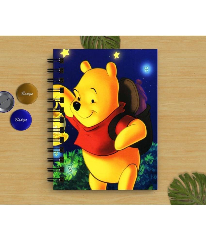     			DI-KRAFT Cartoon print Handicraft Diary A5 Diary Unruled 160 Pages (Multicolor)