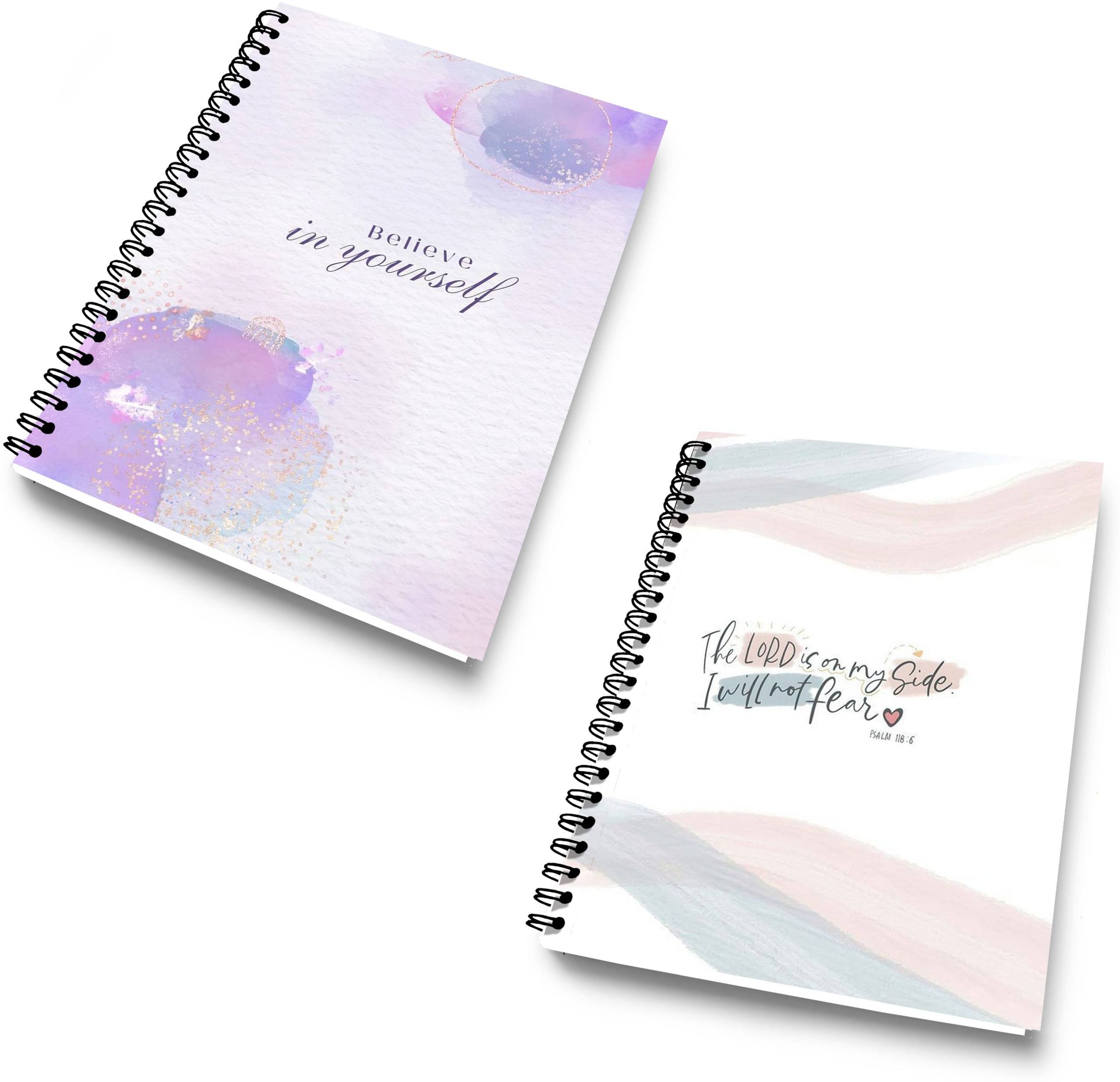     			DI-KRAFT Diary Combo Pack | Printed Diary combo Pack | BTS New Collection A5 Diary Unruled 120 Pages (Multicolor 007, Pack of 2)