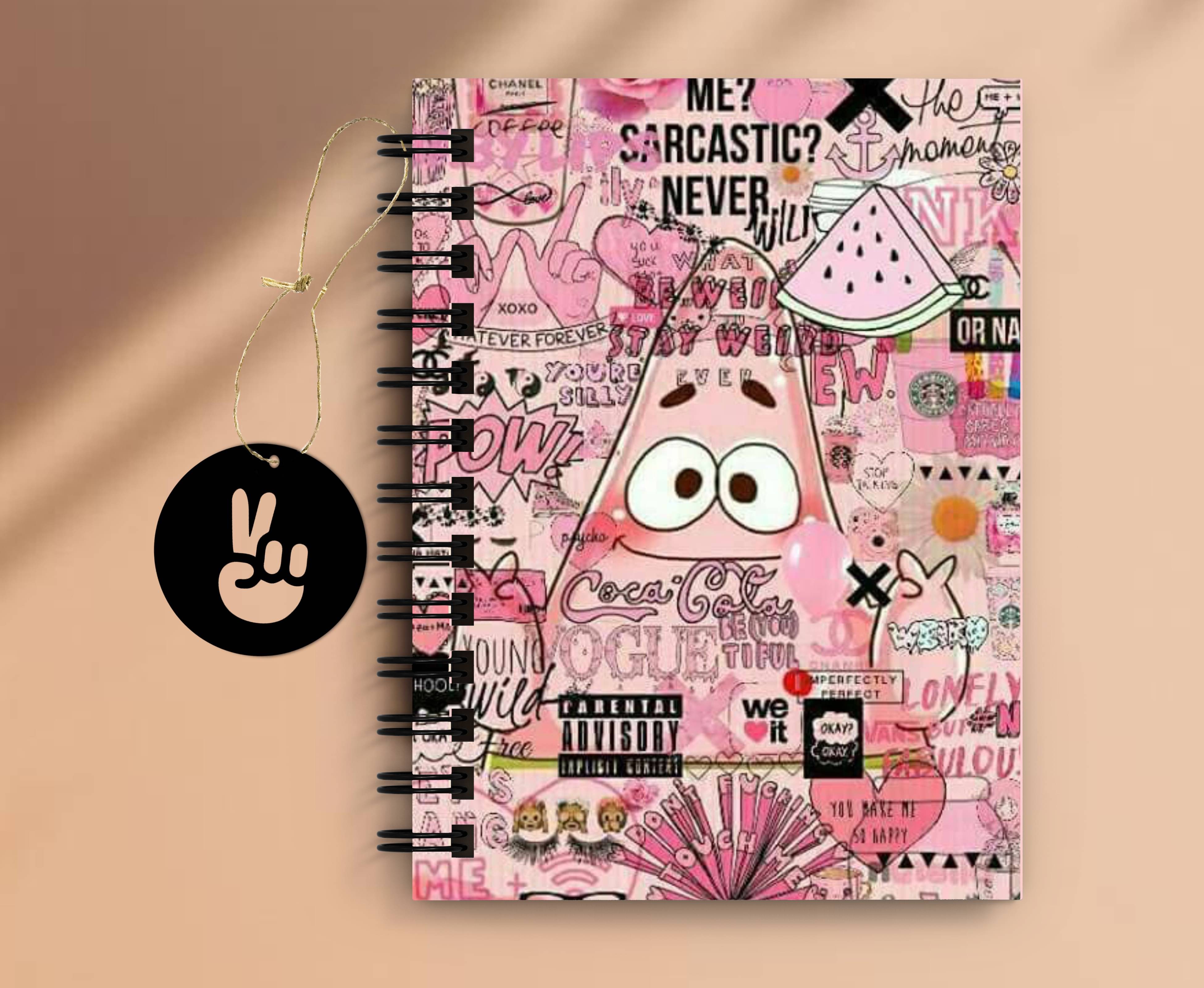     			DI-KRAFT Doodling Art Notebook for Gift , home & office use spiral diary with Dangler(6*8 Inch) A5 Diary Unruled 160 Pages (Multicolor)