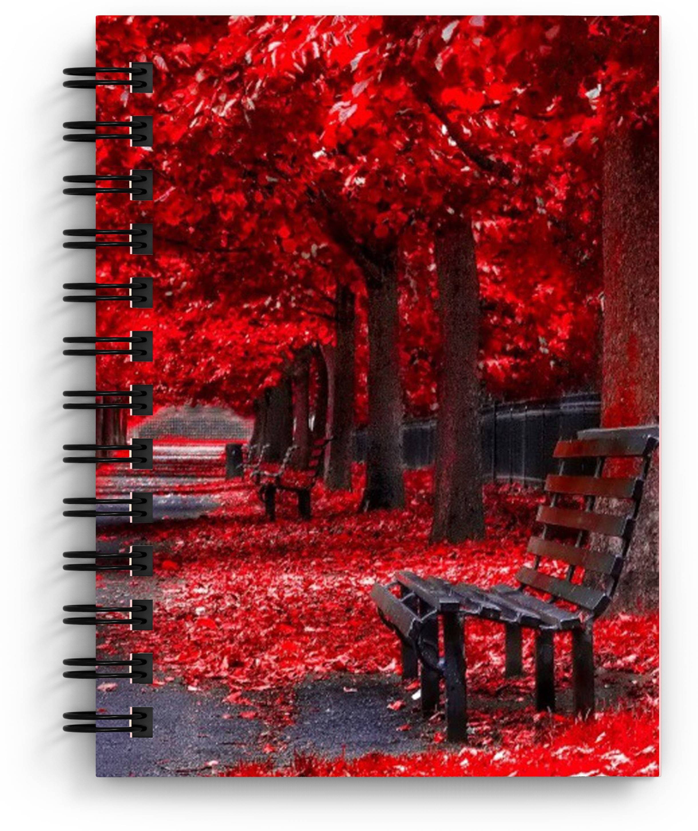     			DI-KRAFT Garden Design Wiro Binding Multicolor Notebook Unruled 160 pages A5 120 GSM