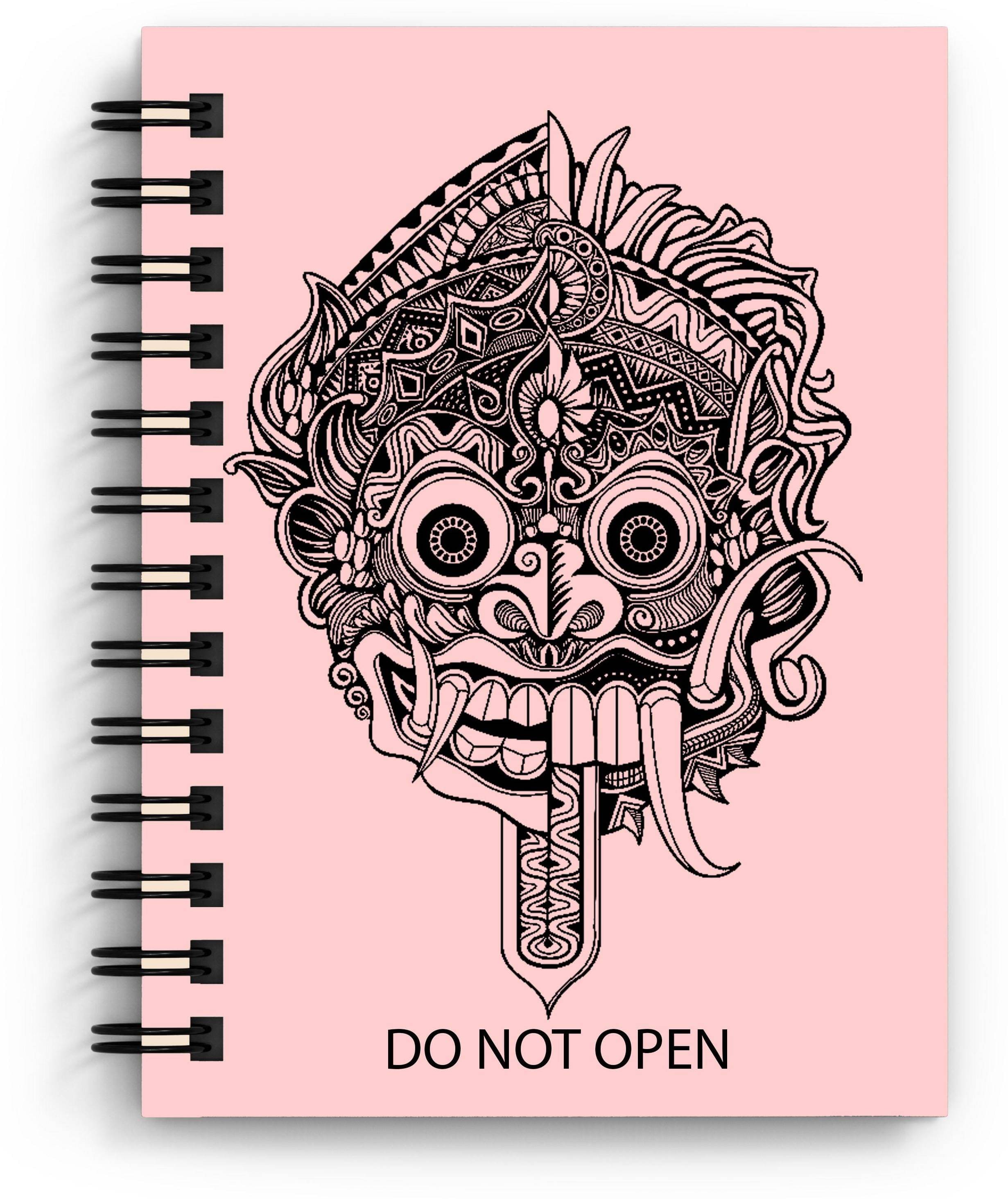     			DI-KRAFT Handcrafted Cardbord Diary A5 Diary Unruled 160 Pages (Pink)