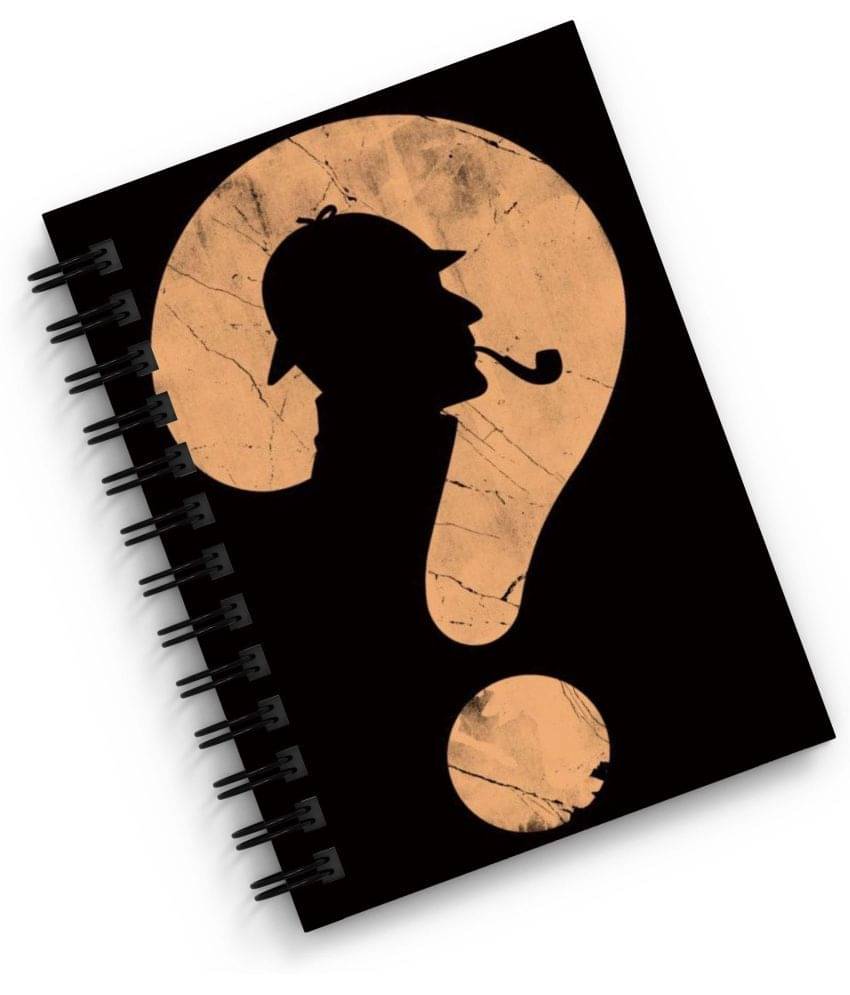     			DI-KRAFT Handcrafted Cardbord Diary A5 Diary Unruled 160 Pages (Black)
