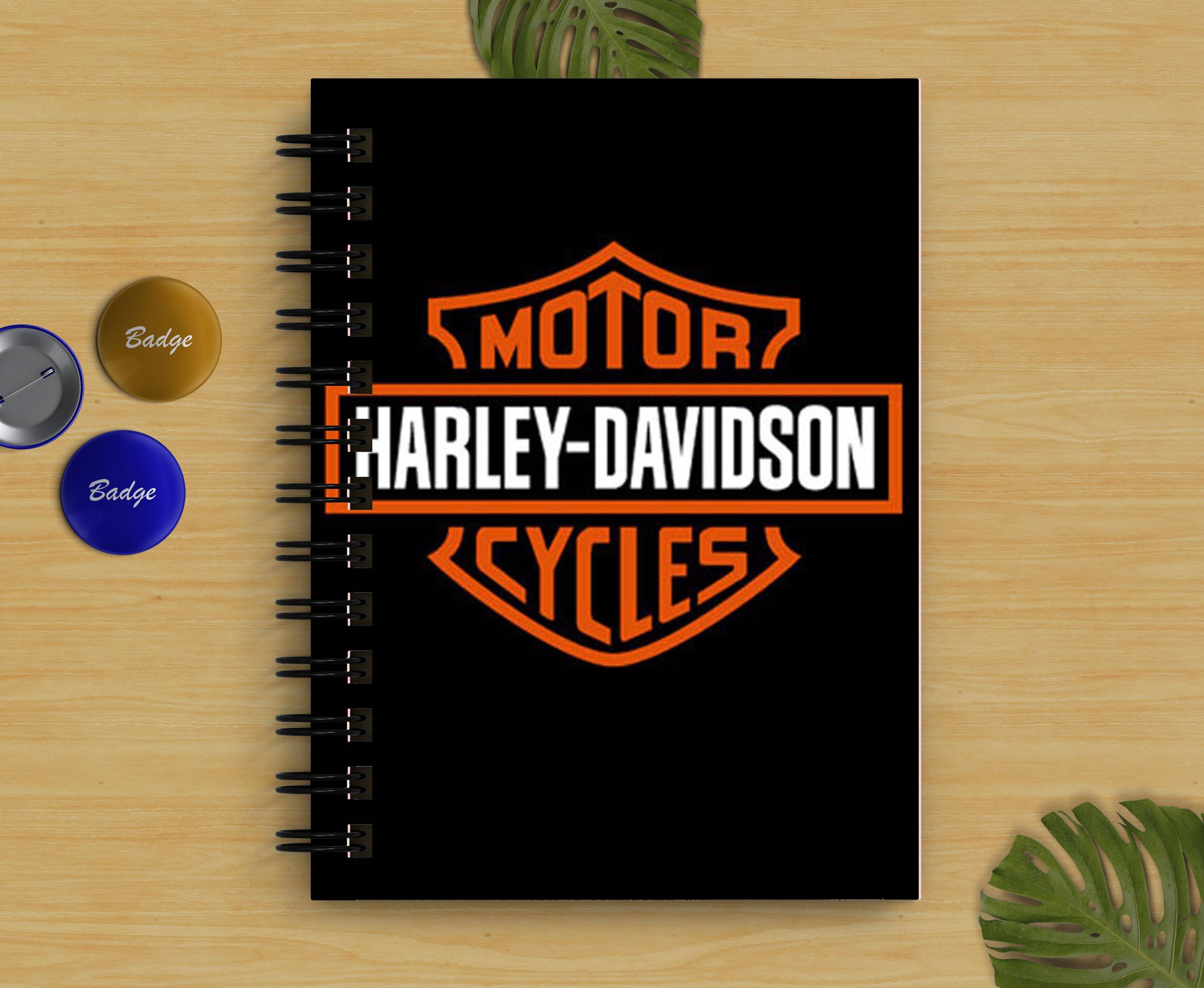     			DI-KRAFT Handcrafted Motor Cycle Print diary A5 Diary Unruled 160 Pages (Black)