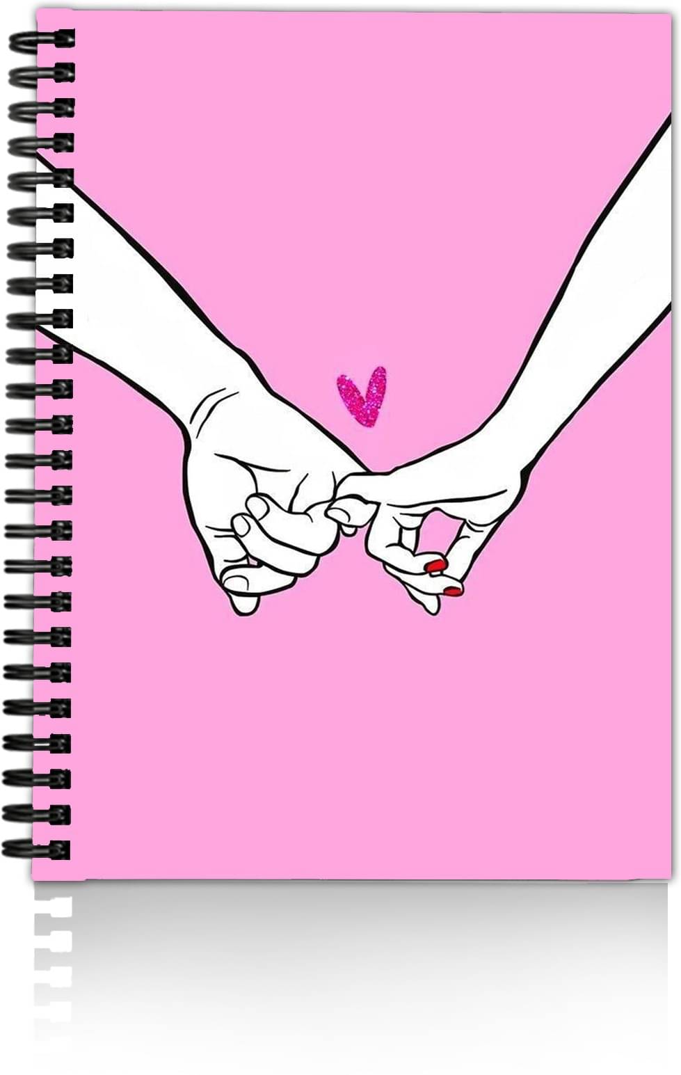     			DI-KRAFT Handmade A5 Diary Unruled 160 Pages (Pink)