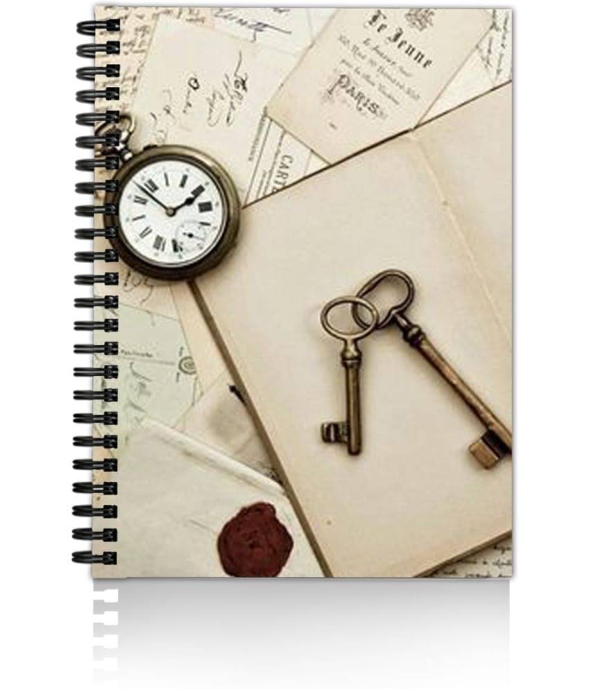     			DI-KRAFT Handmade A5 Diary Unruled 160 Pages (White)