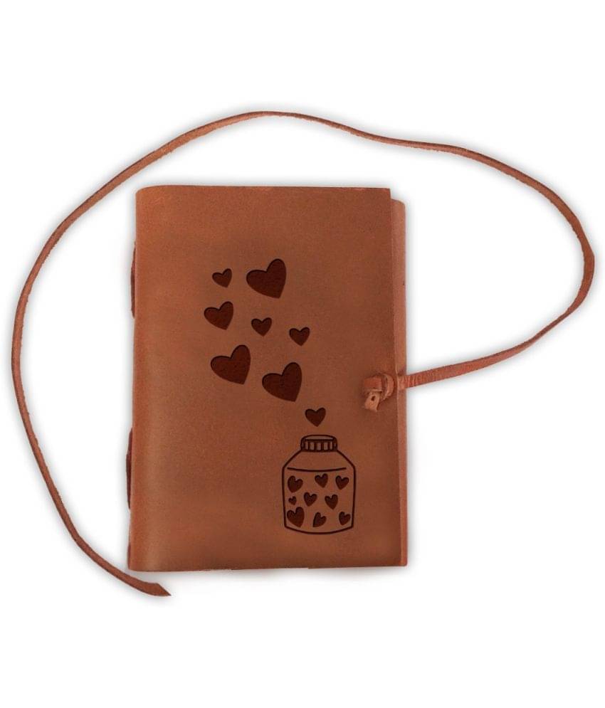     			DI-KRAFT Handmade Classic Design Leather A5 Diary Unruled 200 Pages (Brown)