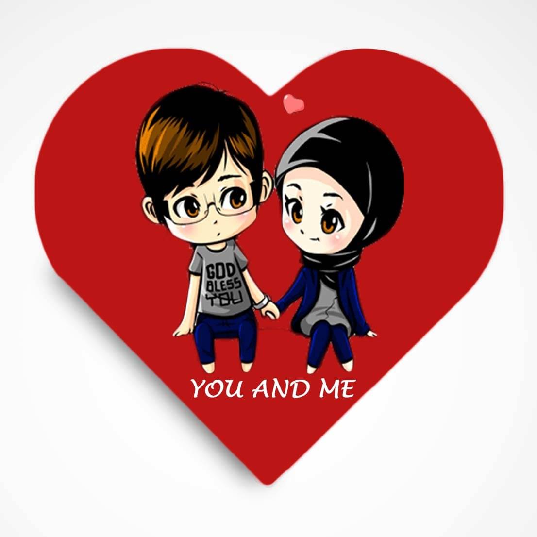     			DI-KRAFT Heart shape romantic couple you and me valentine day gift diary A6 Diary unruled 150 Pages (Red3)