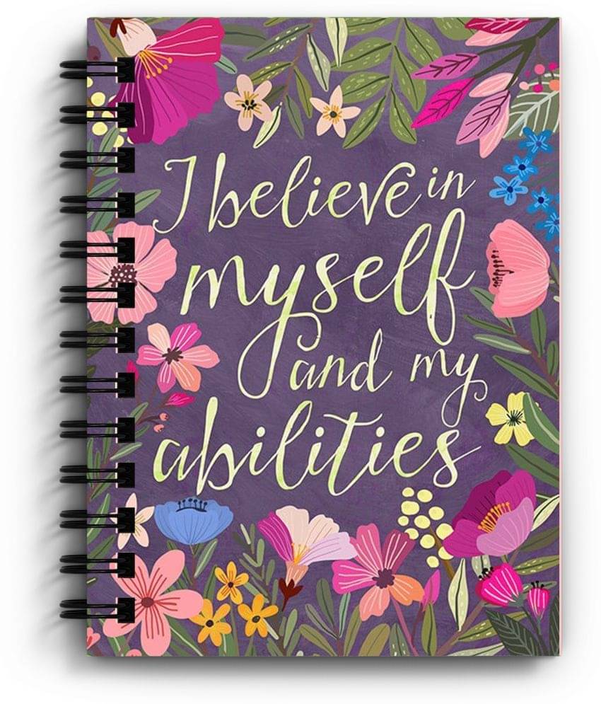     			DI-KRAFT Office & Home use notebook spiral diary (6*8 Inch) A5 Diary Unruled 160 Pages (Multicolor)