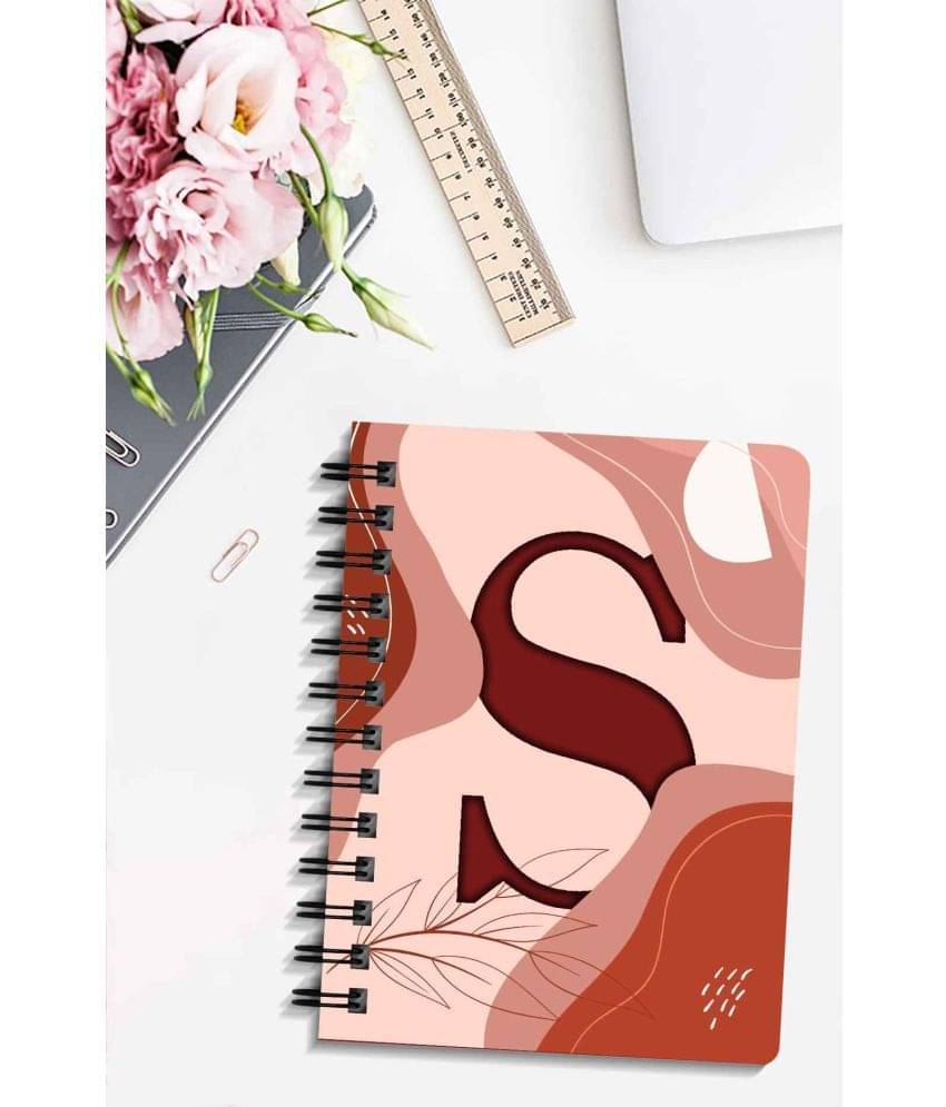     			DI-KRAFT S Printed Wiro Binding Diary ||Name Printed Diary For School/Collage A5 Diary Unruled 200 Pages (Biege 11)