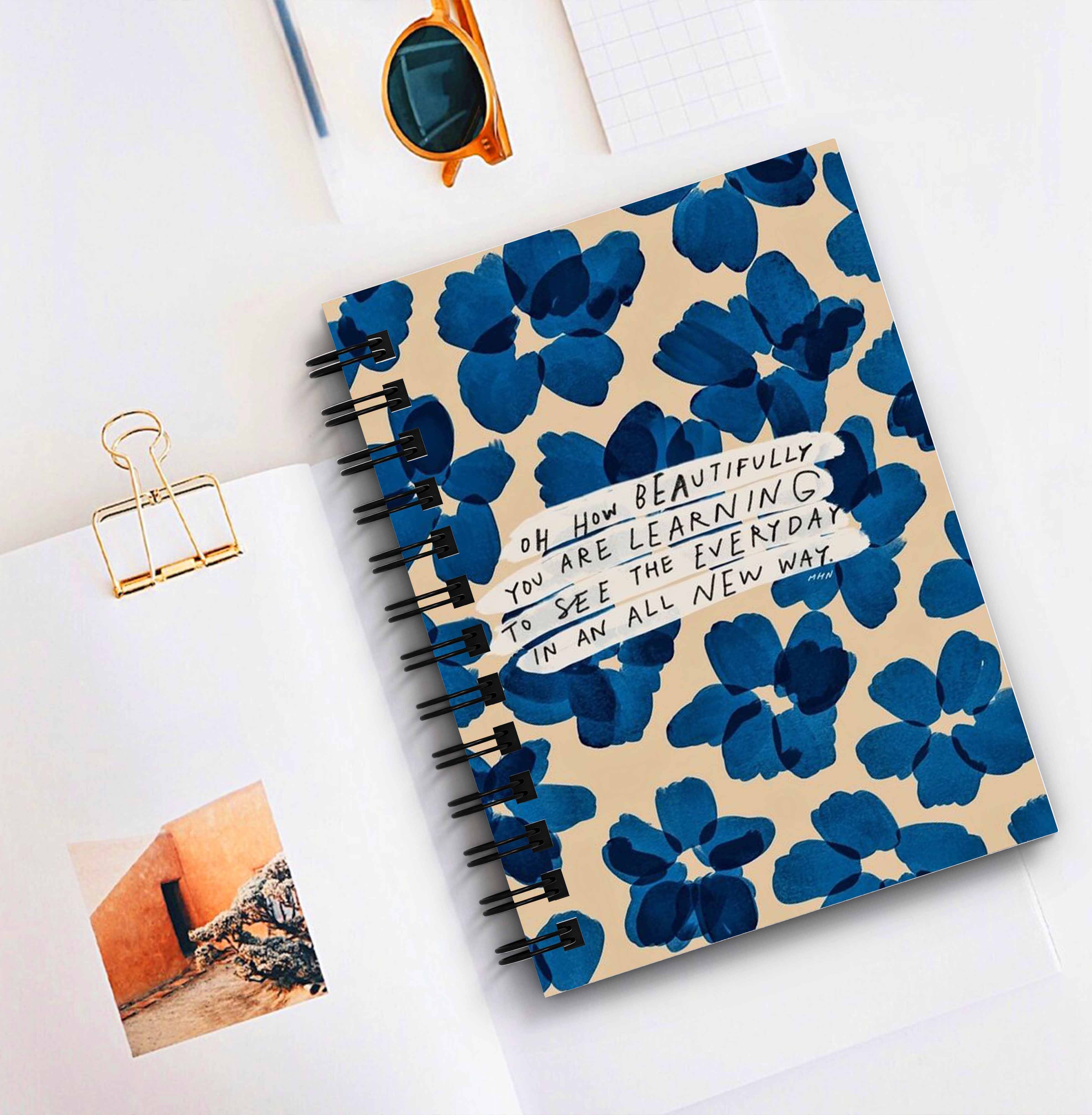     			DI-KRAFT Wiro Binding | Spiral Diary Notebook For Office Use | Gift (5*7 Inch, 160 Pages) A5 Diary Unruled 160 Pages (Multicolor-1)