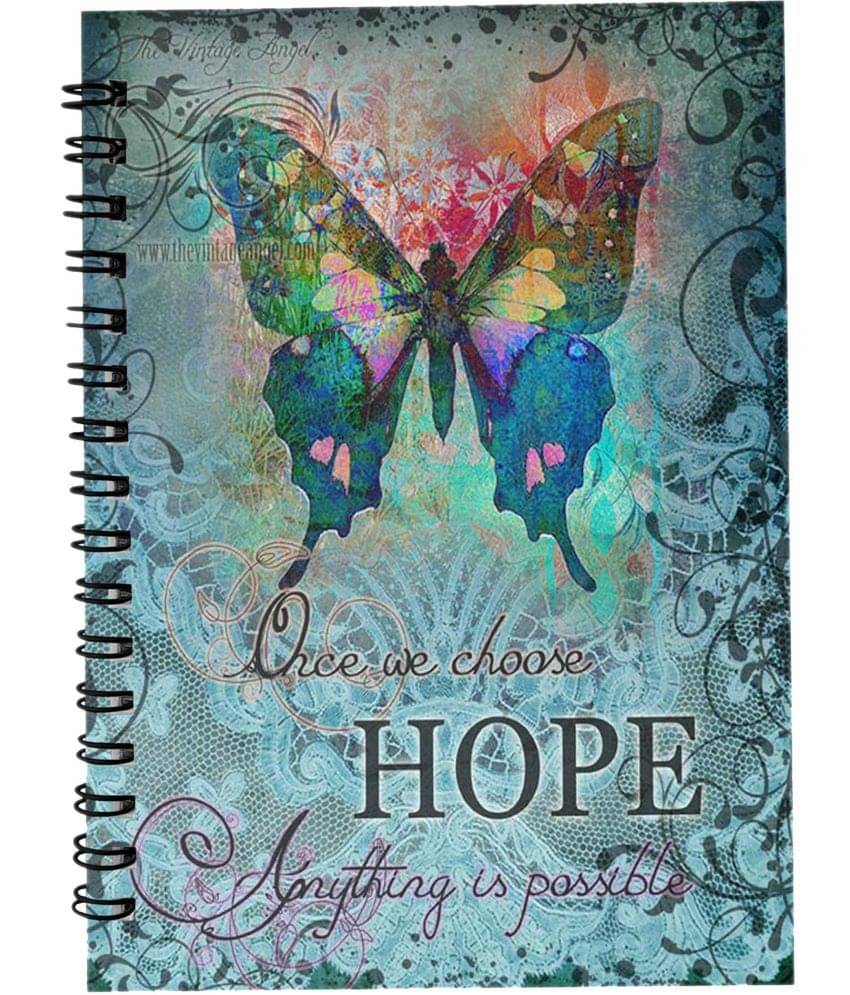     			DI-KRAFT Wiro binding diary A5 Diary Unruled 160 Pages (Sky)