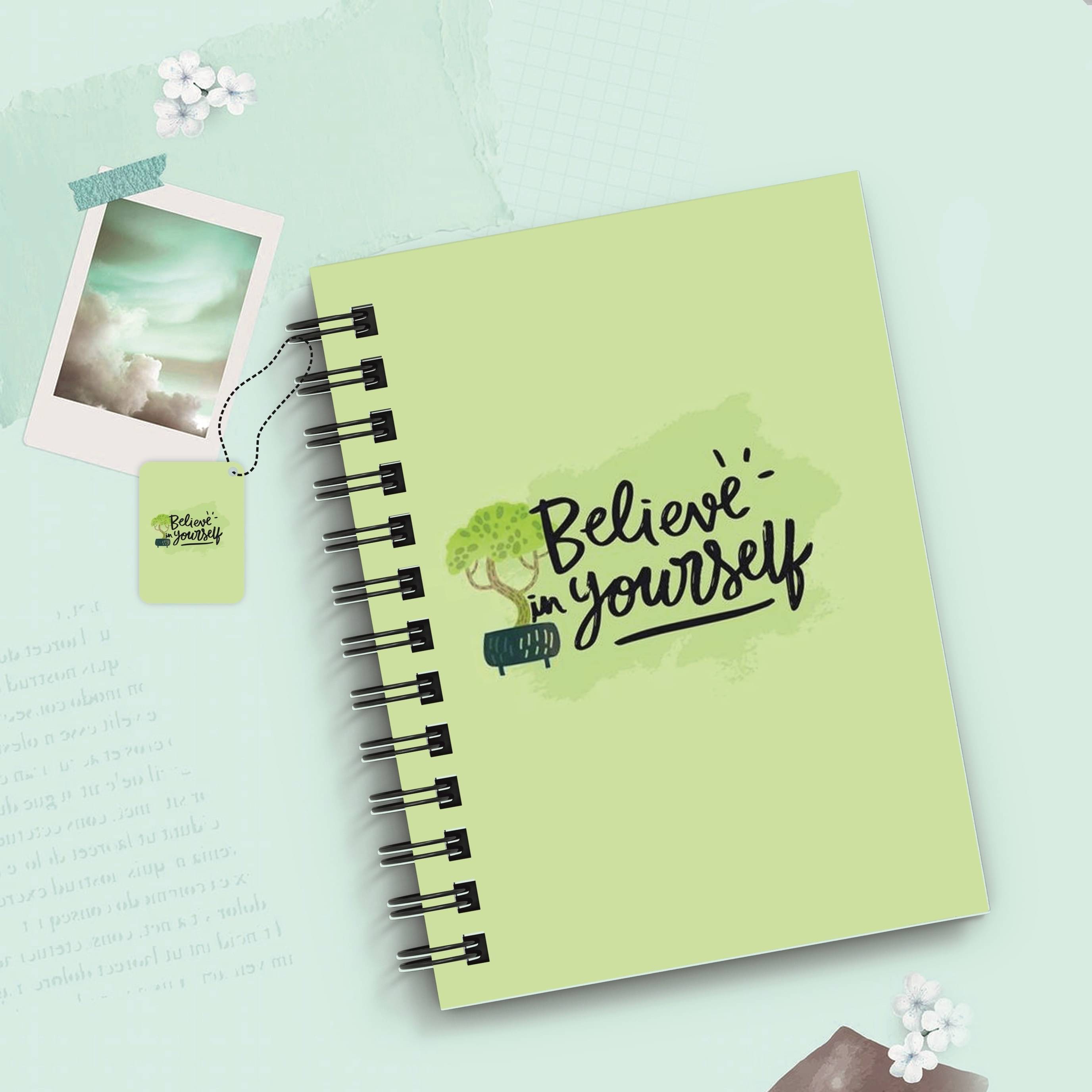     			DI-KRAFT Wiro binding diary A5 Diary Unruled 160 Pages A5 Diary Unruled 160 Pages (Light Green)