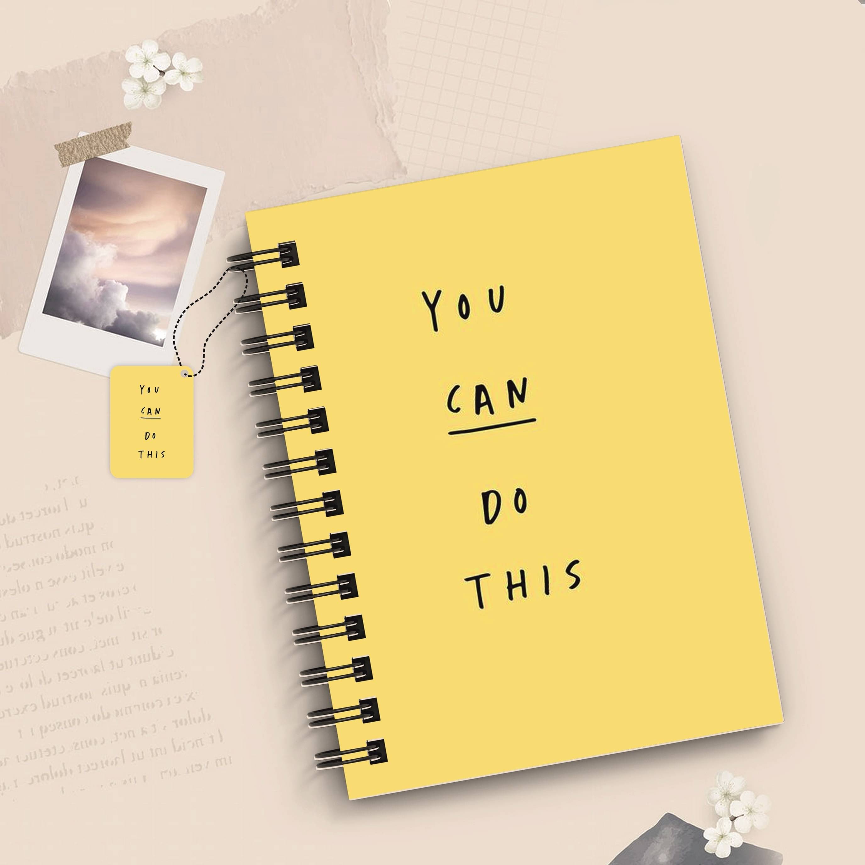     			DI-KRAFT Wiro binding diary A5 Diary Unruled 160 Pages A5 Diary Unruled 160 Pages (Yellow 1)