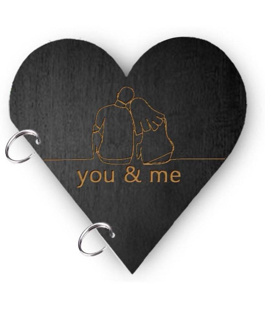     			DI-KRAFT YOU AND ME LOVE COUPLE PRINT DIARY A5 Diary Unruled 150 Pages (Black)