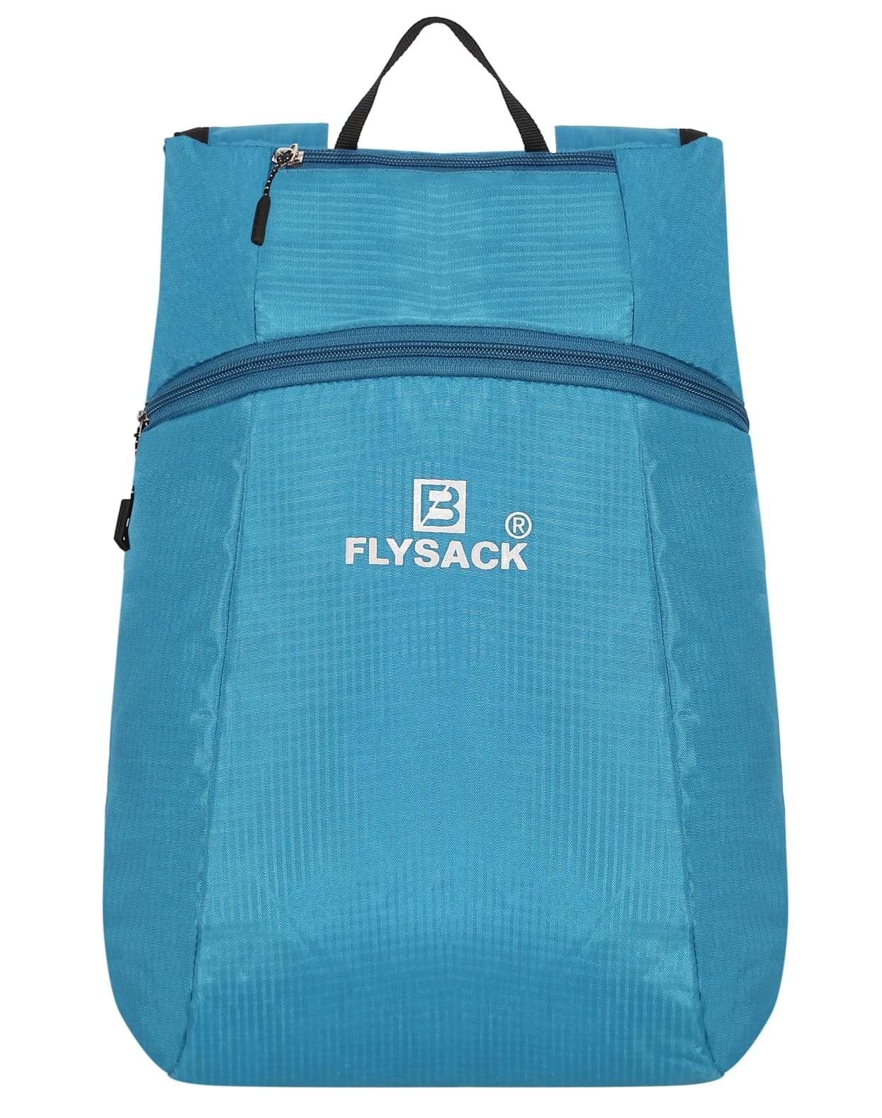     			FLYSACK Light Blue PU Backpack ( 20 Ltrs )