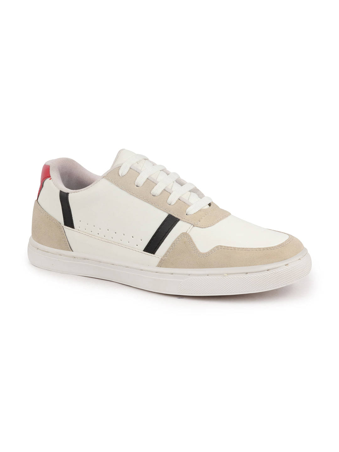     			Fausto White Men's Sneakers