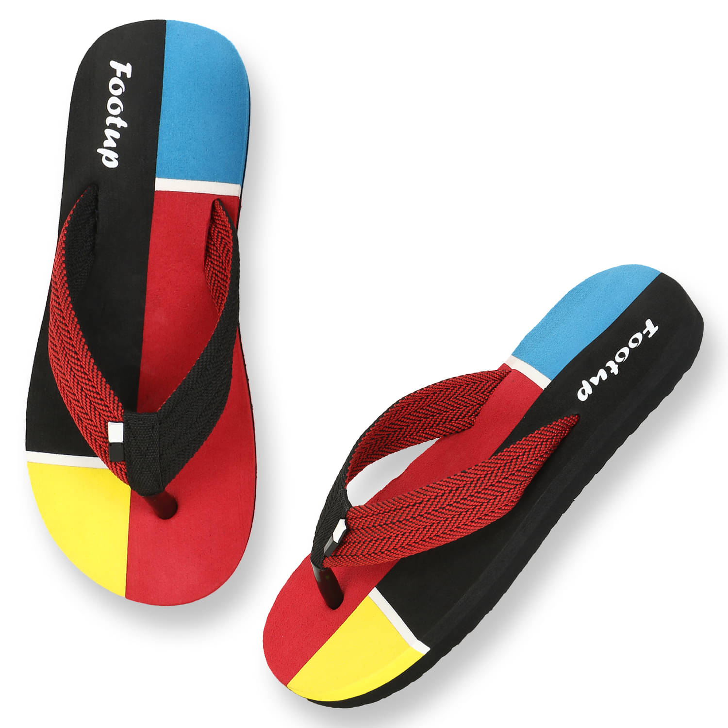     			Footup Red Men's Daily Slipper