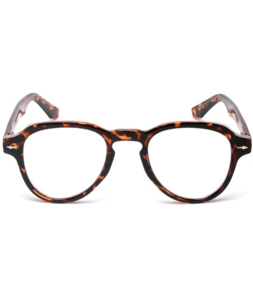     			OREADERS Brown Pilot Eyeglass Frame ( Pack of 1 )