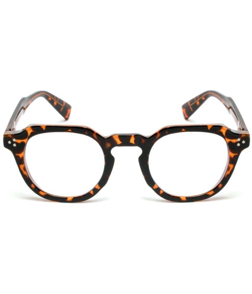     			OREADERS Brown Round Eyeglass Frame ( Pack of 1 )