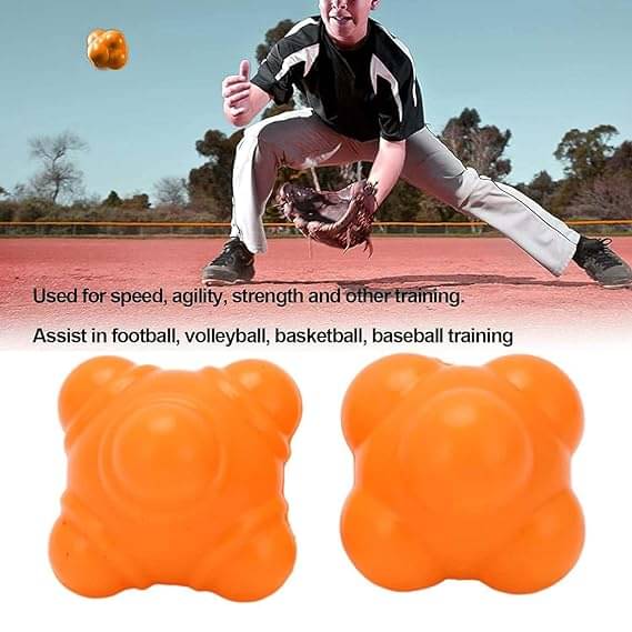 Reaction Ball for Improving Agility, Reflexes and Hand-eye Coordination Skills, 2 Pcs. Reaction Ball for Improving Agility, Reflexes and Hand-eye Coordination Skills, 2 Pcs.