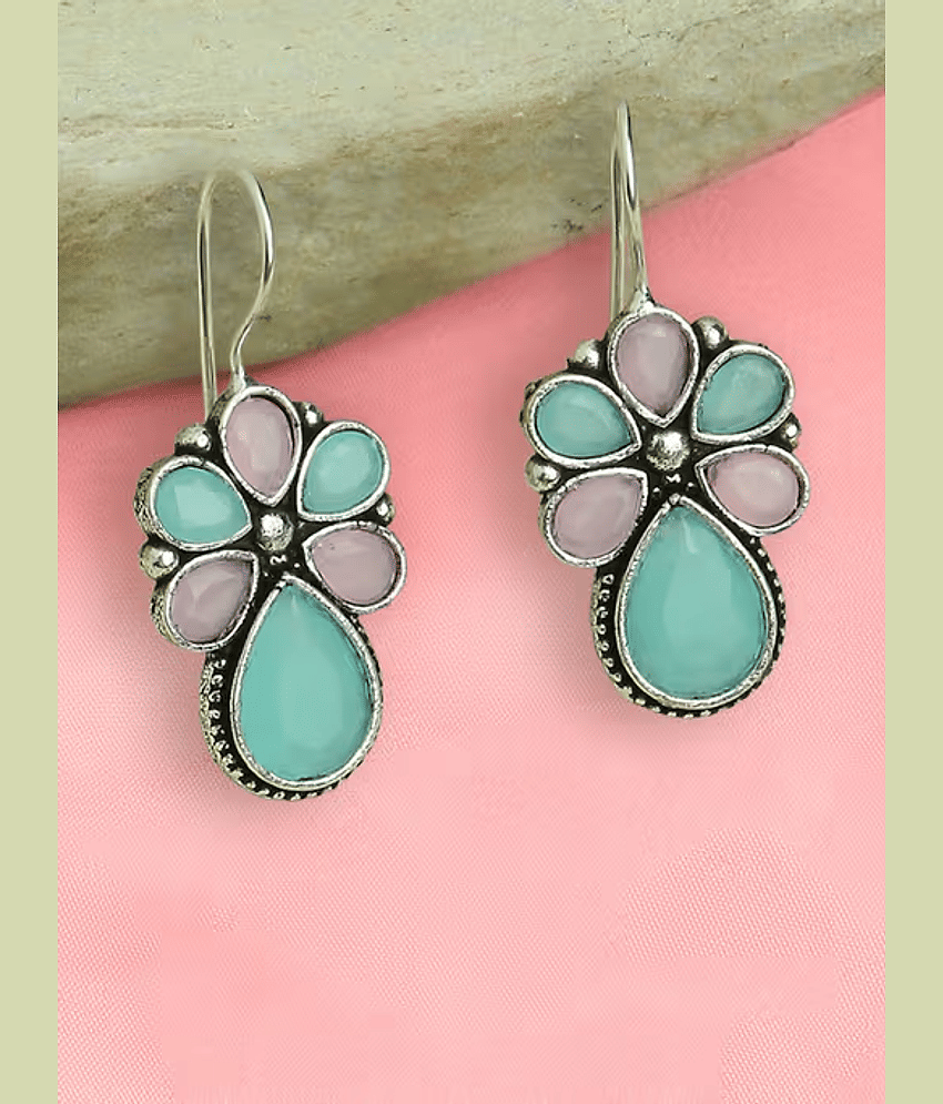 Sunhari Jewels Multi Color Hoops Earrings ( Pack of 1 ) - Earrings | Buy online on ZillyBuy