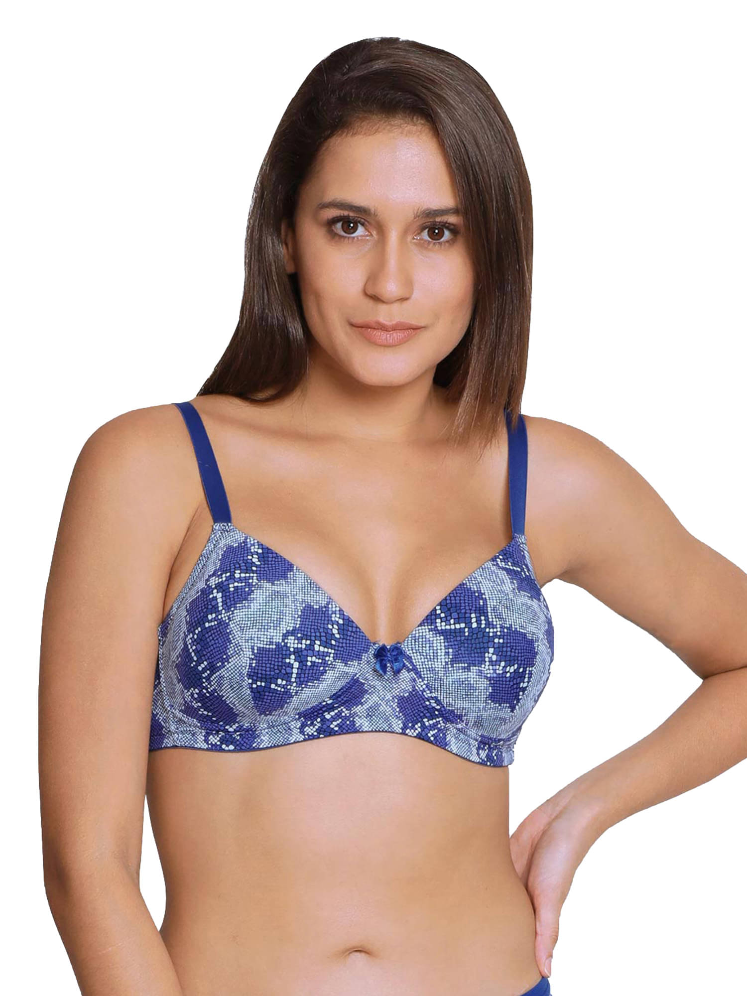     			Taabu Nylon Women's T-Shirt Bra ( Blue ) PRTB015-SurfBlue