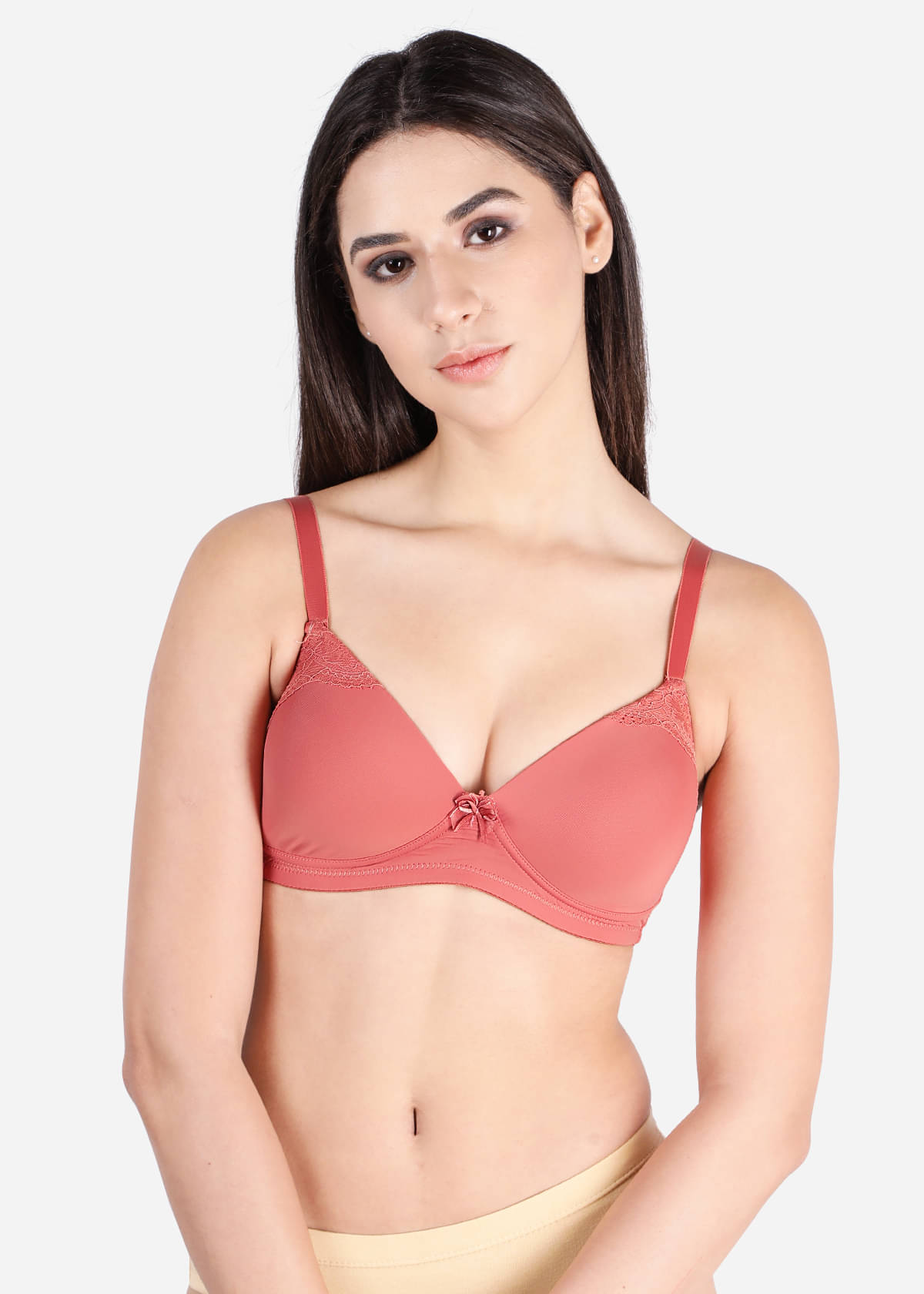 Taabu Lace Women's T-Shirt Bra ( Pink ) ST004-ShellPink     			Taabu Lace Women's T-Shirt Bra ( Pink ) ST004-ShellPink