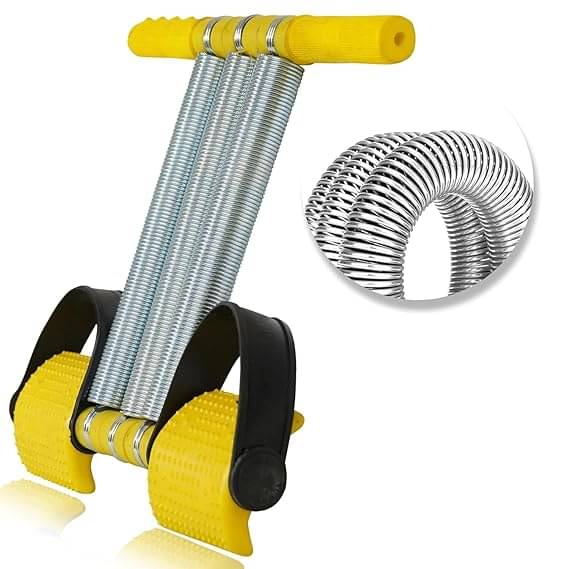 Tummy Trimmer For Men Women Waist Trimming Bicep Triple Stainless Steel Spring Heavy Duty Home Gym Workout, Pack of 1 (Yellow)     			Tummy Trimmer For Men Women Waist Trimming Bicep Triple Stainless Steel Spring Heavy Duty Home Gym Workout, Pack of 1 (Yellow)
