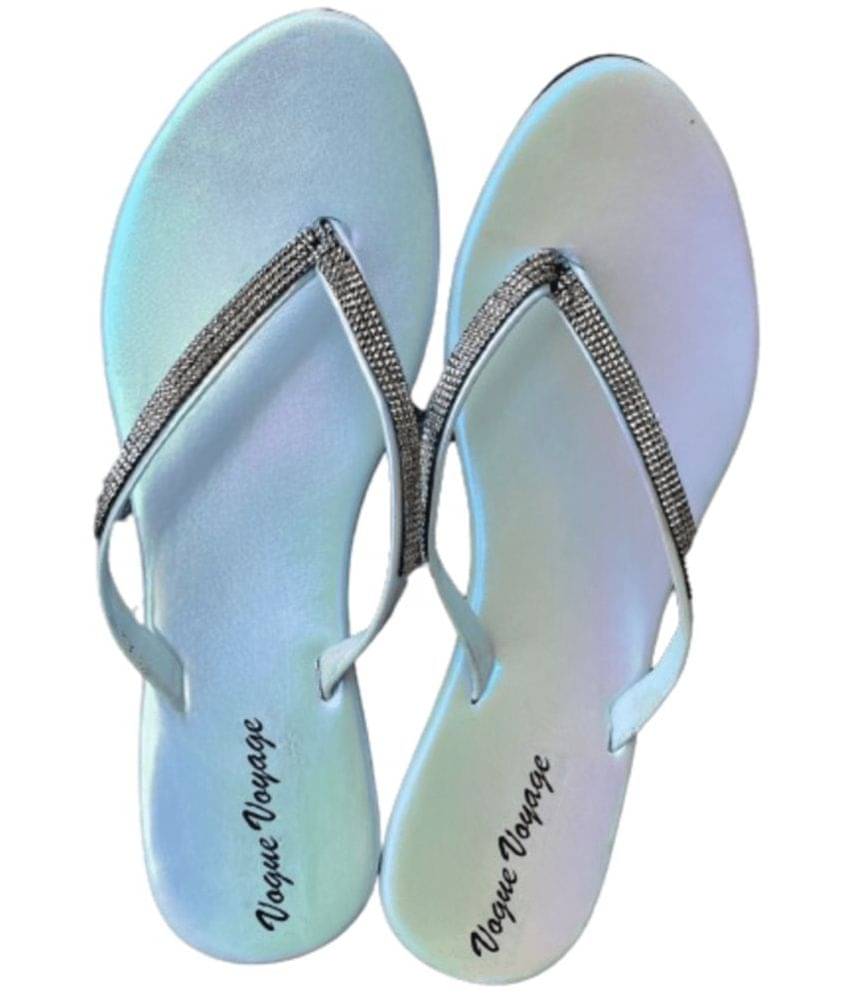 UNIVERSAL SYSTEMS Silver Women's Slipper     			UNIVERSAL SYSTEMS Silver Women's Slipper