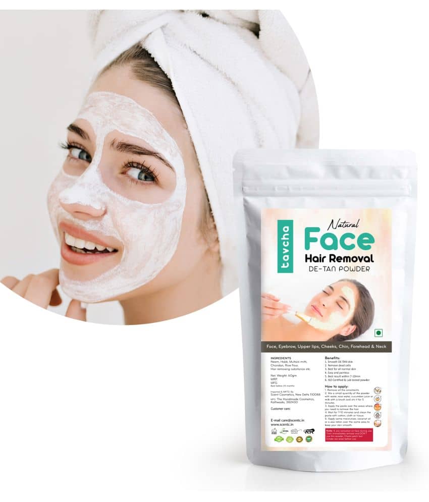 tavcha Organic Hair Removal Powder for Men & Women 60 ( Pack of 1 )