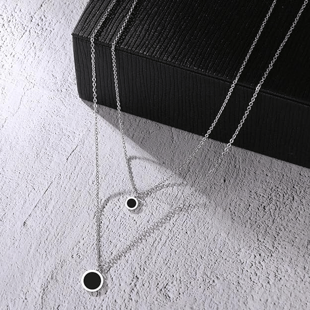 PUJVI Black Pendant ( Pack of 1 )