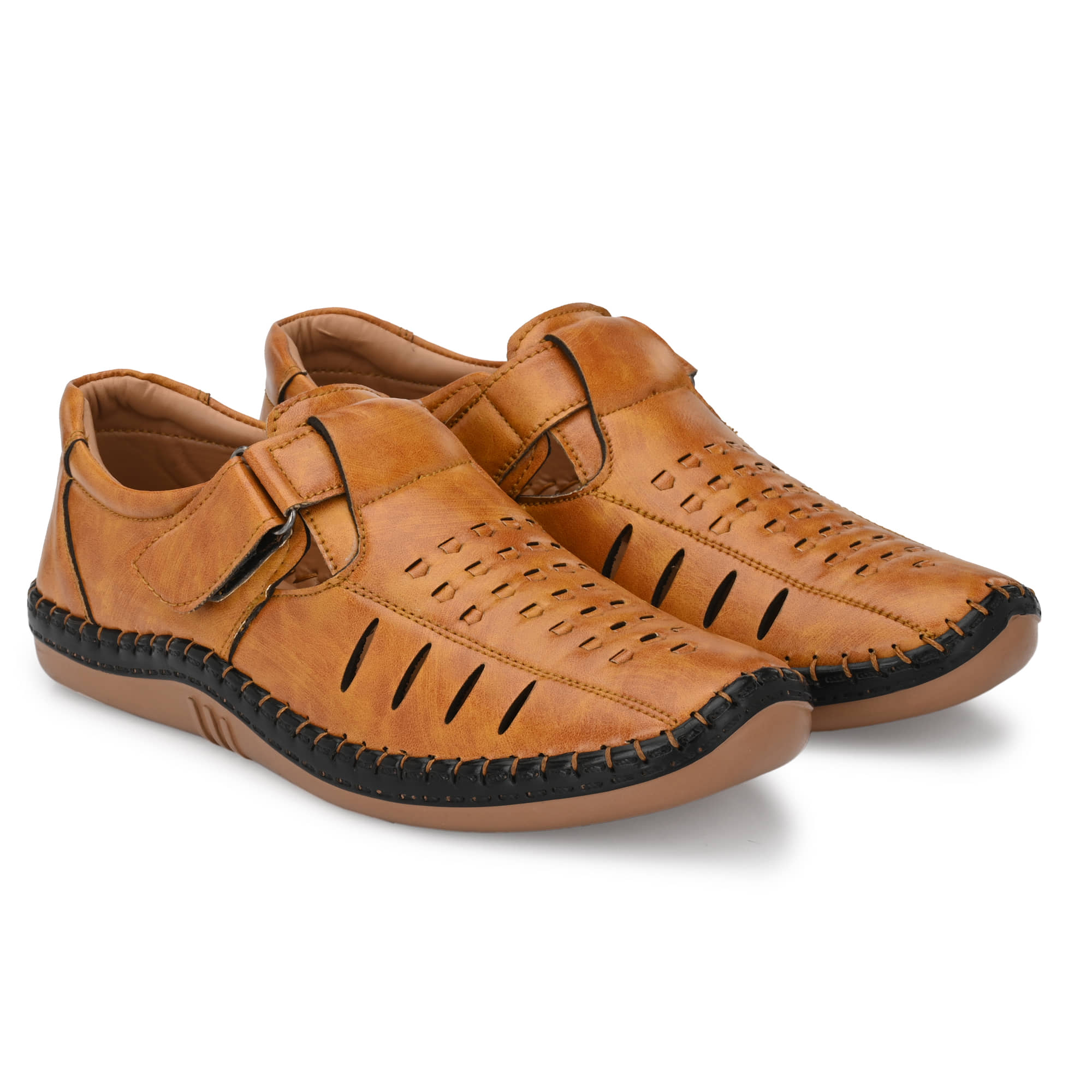 Rising Wolf - Brown Men's Sandals
