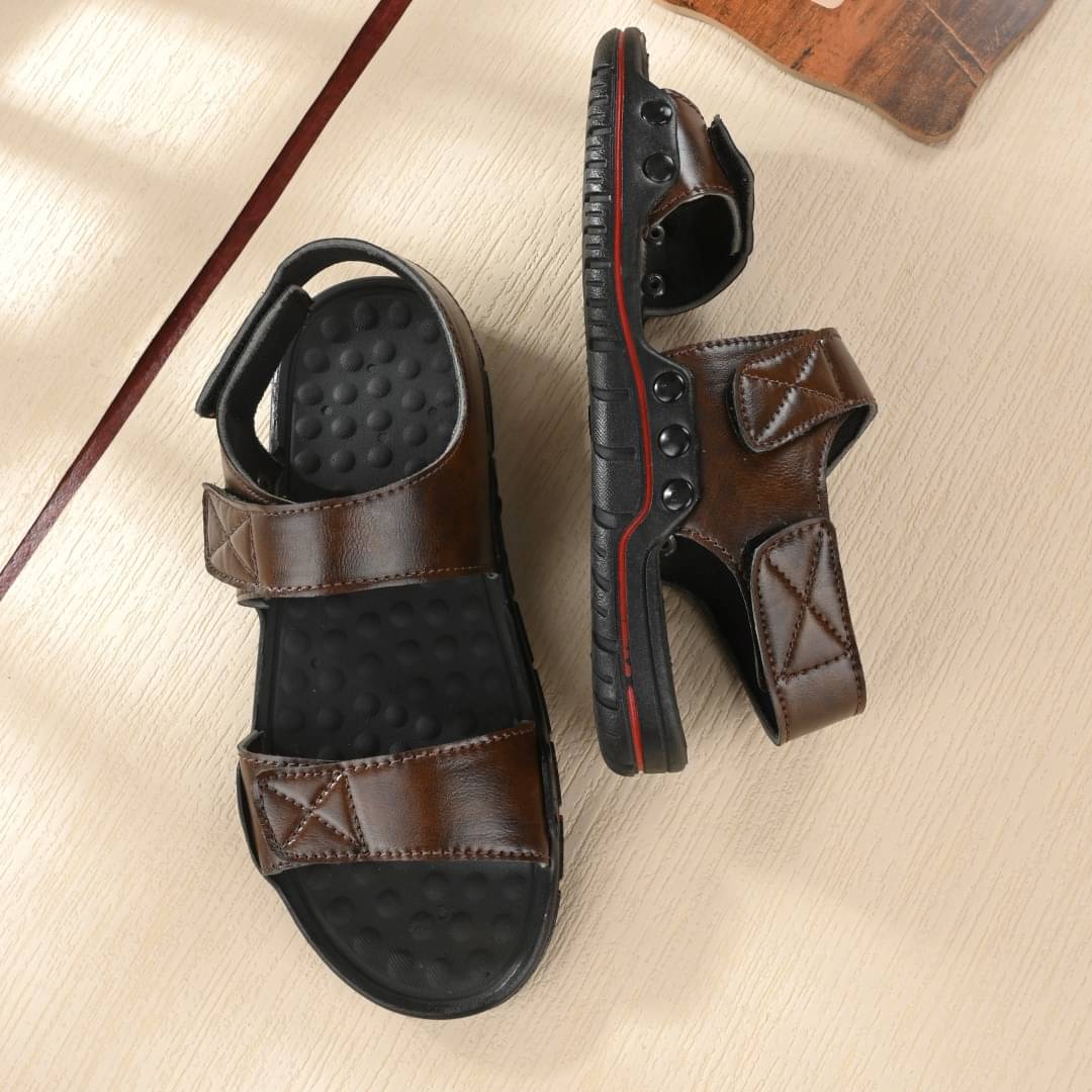     			Rising Wolf - Brown Men's Sandals
