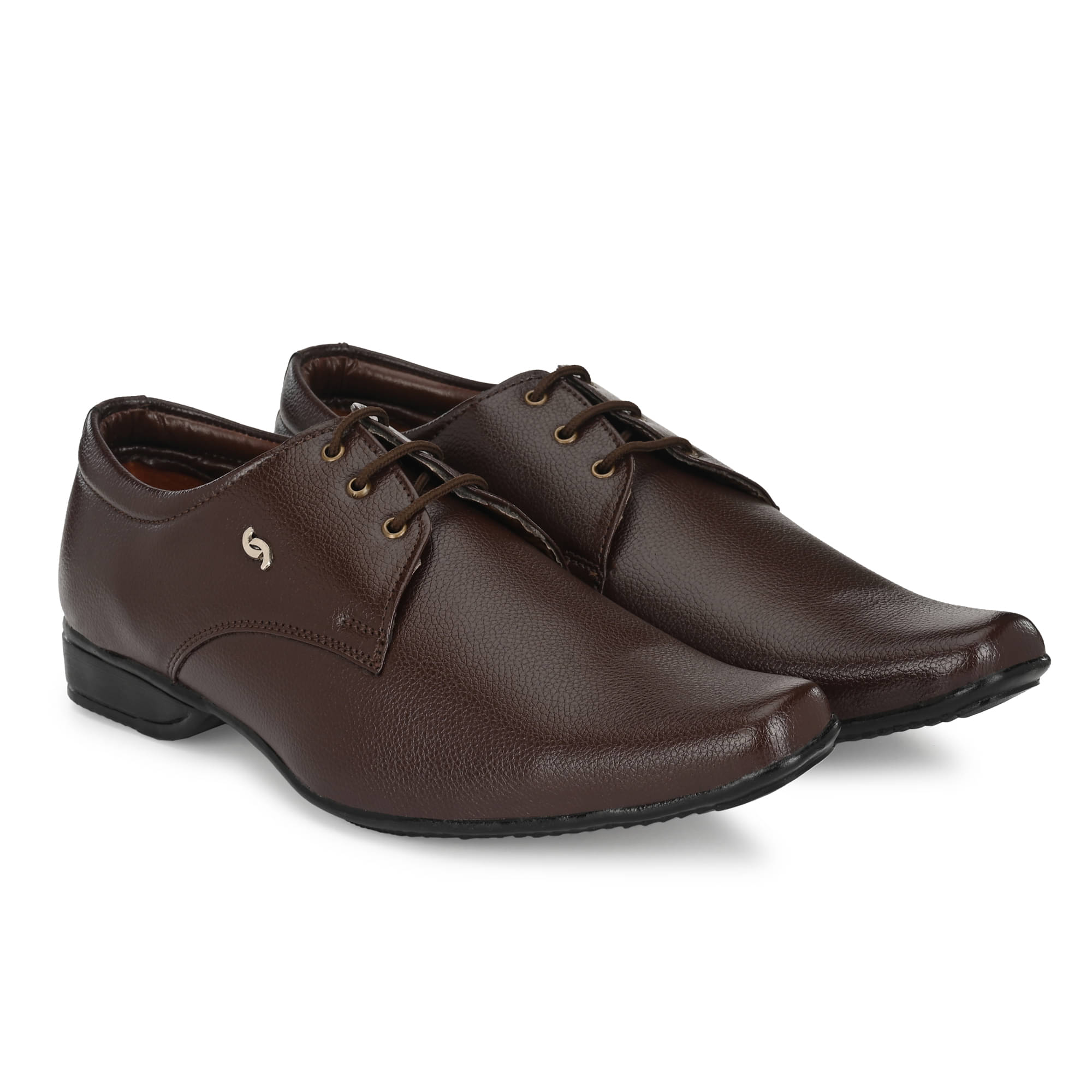 Rising Wolf Synthetic Leather Slip on Brown Men's Slip-on Shoes Rising Wolf Synthetic Leather Slip on Brown Men's Slip-on Shoes