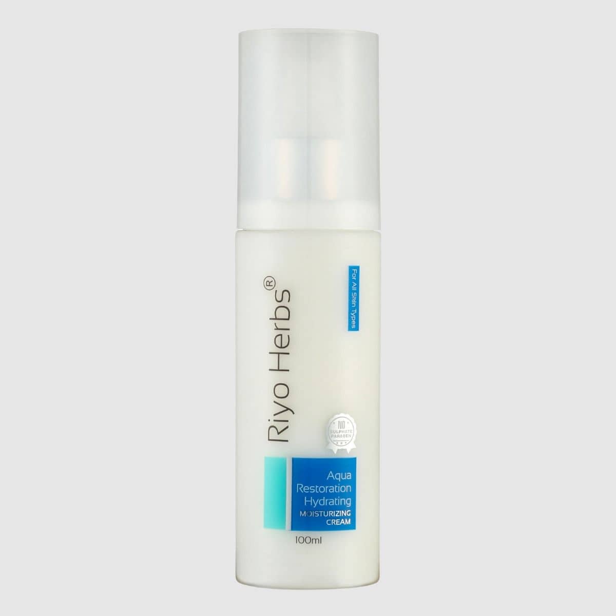 Riyo Herbs Aqua Restoration Moisturizer for Face With Benefits of Shea Butter & Vitamin E - 100ml