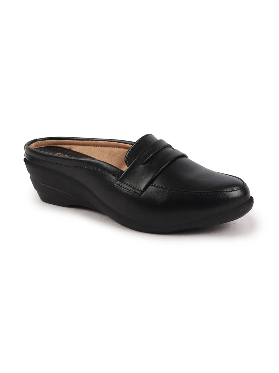     			Fausto Black Women's Mules Heels
