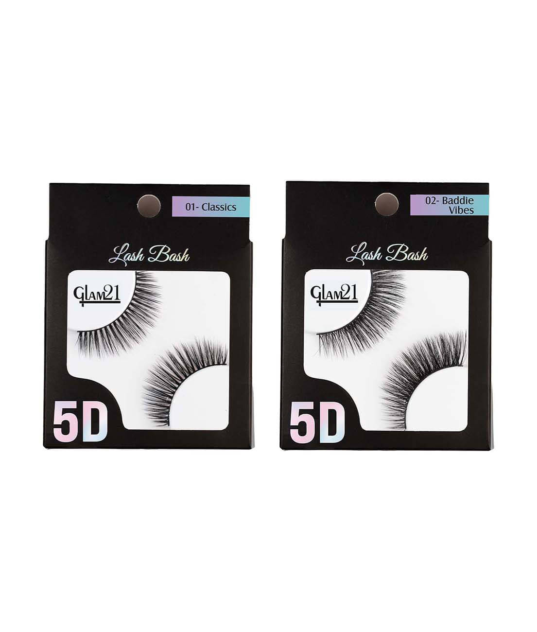 Glam21 Lash Bash Eyelashes False Eyelashes for Eye Natural & Soft Pack of 2 (Classics-Baddie Vibes)     			Glam21 Lash Bash Eyelashes False Eyelashes for Eye Natural & Soft Pack of 2 (Classics-Baddie Vibes)