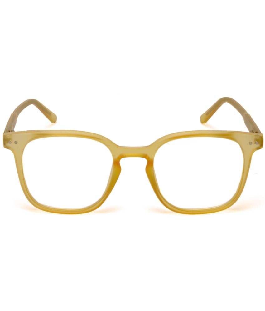    			OREADERS Yellow Round Eyeglass Frame ( Pack of 1 )