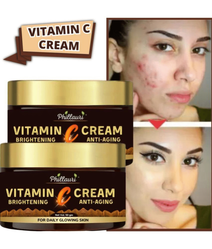     			Phillauri Day Cream All Skin Type Vitamin C ( 50GM-PACK OF 2 gm )