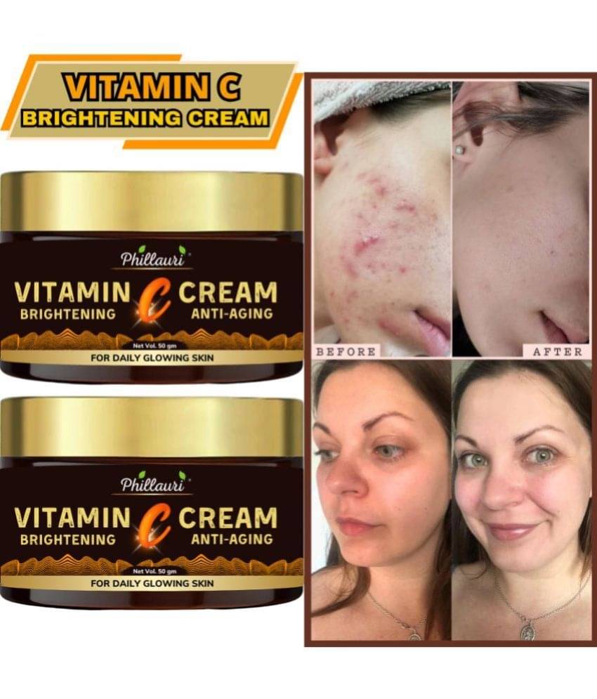     			Phillauri Day Cream All Skin Type Vitamin C ( 50GM-PACK OF 2 gm )