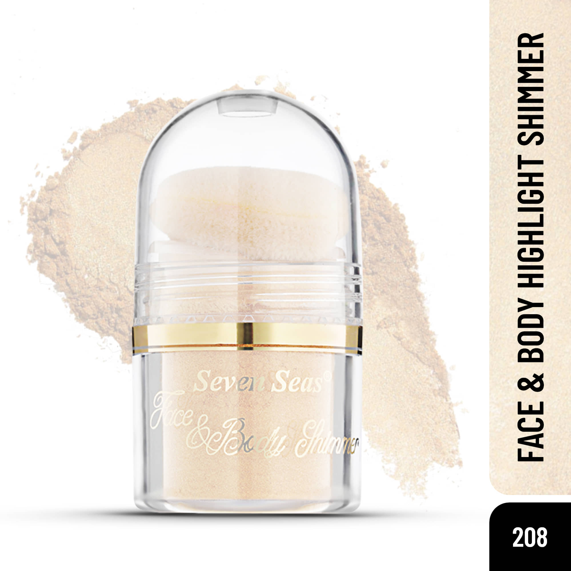 Seven Seas face & Body Shimmer Highlighter | Highlighter for Face and Body